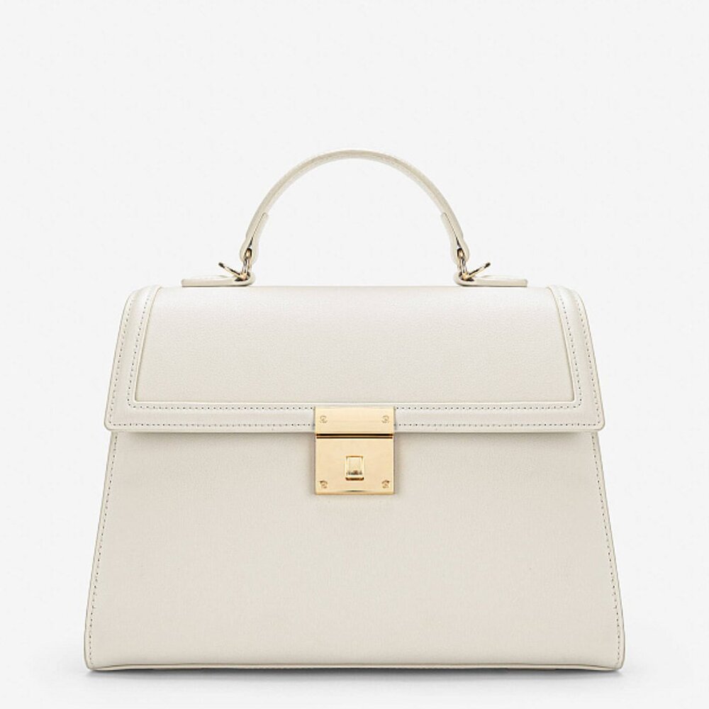 White Satchel Purse